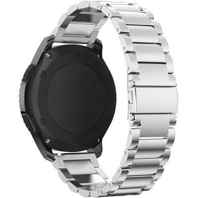 Cazy OnePlus Watch Metalen Bandje - Zilver