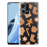 Hoesje geschikt voor Oppo Reno 7 - Christmas Cookies