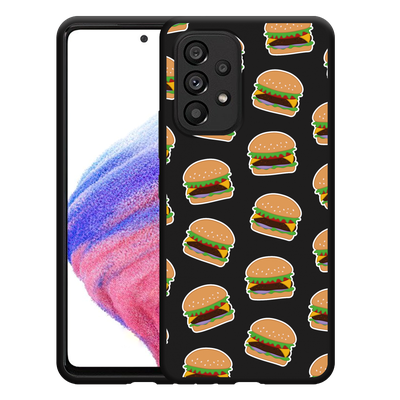 Cazy Hoesje Zwart geschikt voor Samsung Galaxy A53 - Burgers