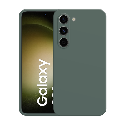 Cazy Soft Color TPU Hoesje geschikt voor Samsung Galaxy S23 - Groen