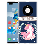 Hoesje geschikt voor Huawei Mate 40 Pro - Sweet Unicorn