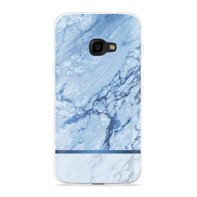 Cazy Hoesje geschikt voor Samsung Galaxy Xcover 4/4s - Blauw Marmer
