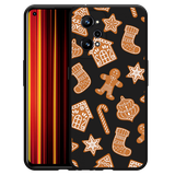 Hoesje Zwart geschikt voor Realme GT Neo 3T - Christmas Cookies