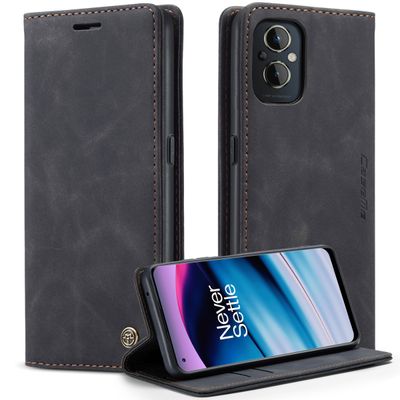 OnePlus Nord N20 Hoesje - CASEME Retro Wallet Case - Zwart