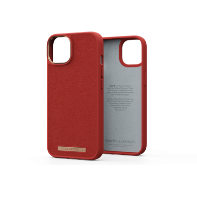 Njord Collections Comfort+ Hoesje geschikt voor iPhone 14 - Gerecycled Materiaal - 2M valbesecherming - Oranje