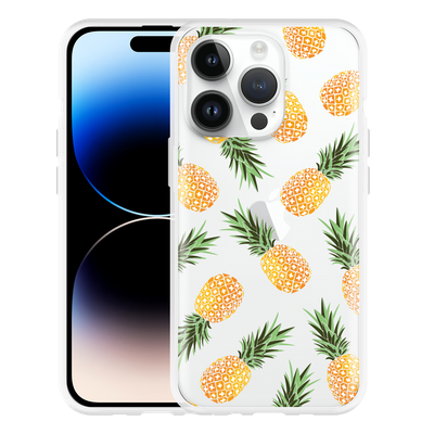 Cazy Hoesje geschikt voor iPhone 14 Pro - Ananas