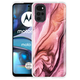 Hoesje geschikt voor Motorola Moto G22 - Dromerig Marmer