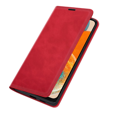 Cazy Wallet Magnetic Hoesje geschikt voor Samsung Galaxy A24 4G - Rood