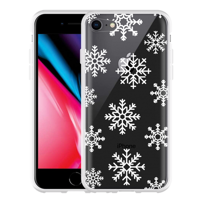 Cazy Hoesje geschikt voor iPhone 8 - Snow
