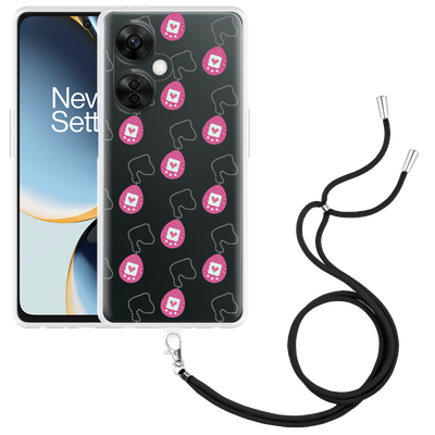 Cazy Hoesje met koord geschikt voor OnePlus Nord CE 3 Lite 5G Tamagotchi