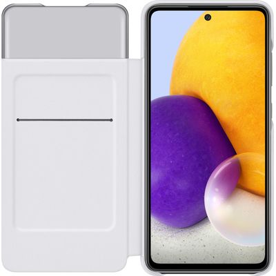 Samsung Galaxy A72 5G S View Wallet Cover - Wit