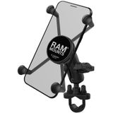 RAM X-Grip Large Telefoonhouder met RAM U-Bolt Fiets Mount - zwart