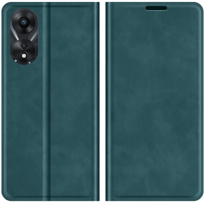 Cazy Wallet Magnetic Hoesje geschikt voor Oppo A78 5G - Groen