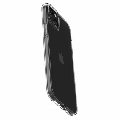 Spigen Liquid Crystal Case geschikt voor Apple iPhone 15 Telefoonhoesje - Transparant