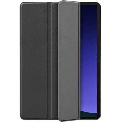 Cazy TriFold Hoes met Auto Slaap/Wake geschikt voor Samsung Galaxy Tab S9+ / S9 FE+ - Zwart