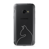 Hoesje geschikt voor Samsung Galaxy Xcover 4/4s - Kattencontour II