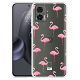 Hoesje geschikt voor Motorola Edge 30 Neo - Flamingo