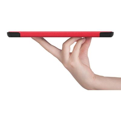 Cazy TriFold Hoes met Auto Slaap/Wake geschikt voor Samsung Galaxy Tab S8 - Rood