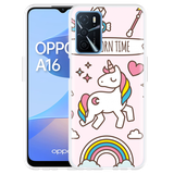 Hoesje geschikt voor Oppo A16/A16s - Unicorn Time