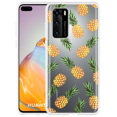 Cazy Hoesje geschikt voor Huawei P40 - Ananas