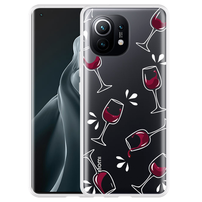 Cazy Hoesje geschikt voor Xiaomi Mi 11 - Wine not?