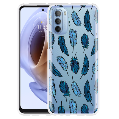 Cazy Hoesje geschikt voor Motorola Moto G41 - Feathers