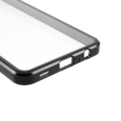 Cazy Magnetic Glass Hoesje geschikt voor Samsung Galaxy A32 5G - Zwart