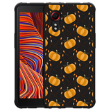 Hoesje Zwart geschikt voor Samsung Galaxy Xcover 5 - Pumpkins