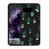 Hoesje Zwart geschikt voor Google Pixel 8 Green Cactus