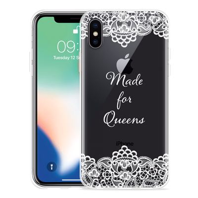 Cazy Hoesje geschikt voor iPhone Xs - Made for queens