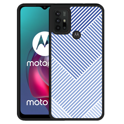 Cazy Hardcase hoesje geschikt voor Motorola Moto G10 - Art Lines