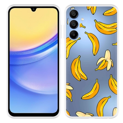 Cazy Hoesje geschikt voor Samsung Galaxy A15 / A15 5G Banana