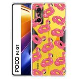 Cazy Hoesje geschikt voor Poco F4 GT - Inflatable Flamingos