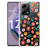Hoesje geschikt voor Xiaomi Redmi Note 12 Pro+ 5G Always have flowers