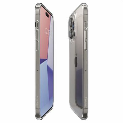 Hoesje iPhone 14 Pro Spigen Air Skin Hybrid Case - Transparant