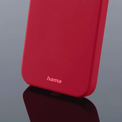 Hama MagCase Finest Feel Pro Cover Hoesje geschikt voor Apple iPhone 14 Pro - Rood