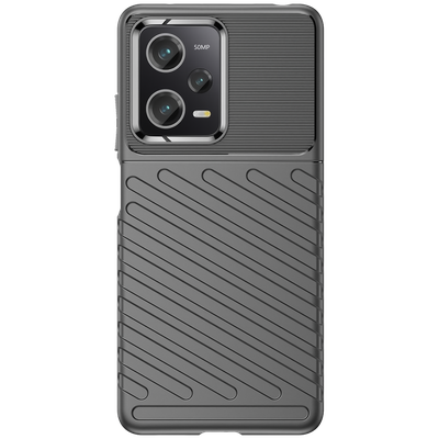 Cazy TPU Grip Hoesje geschikt voor Poco X5 Pro - Zwart