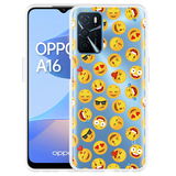 Hoesje geschikt voor Oppo A16/A16s - Emoji