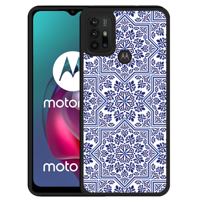 Cazy Hardcase hoesje geschikt voor Motorola Moto G10 - Delfts Blauw II