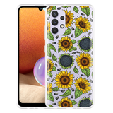 Hoesje geschikt voor Samsung Galaxy A32 4G - Sunflowers