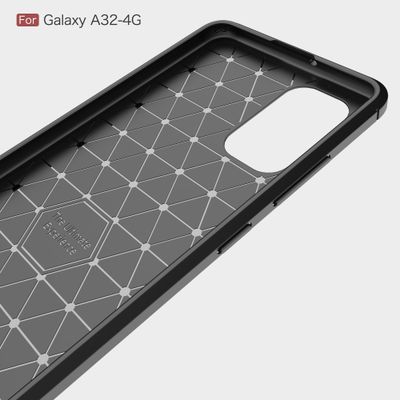 Cazy Rugged TPU Hoesje geschikt voor Samsung Galaxy A32 4G - Zwart