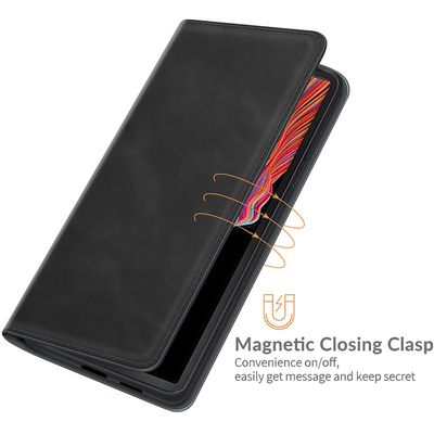 Cazy Wallet Magnetic Hoesje geschikt voor Samsung Galaxy Xcover 5 - Zwart