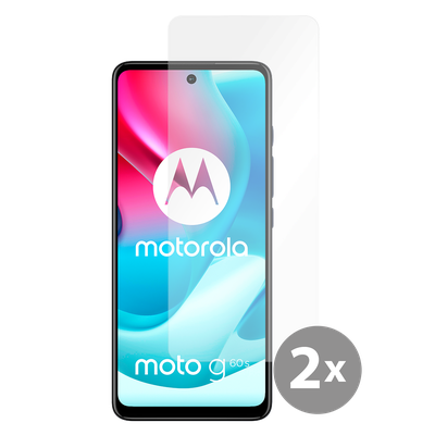 Cazy Tempered Glass Screen Protector geschikt voor Motorola Moto G60s - Transparant - 2 stuks