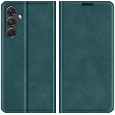 Cazy Wallet Magnetic Hoesje geschikt voor Samsung Galaxy A54 - Groen