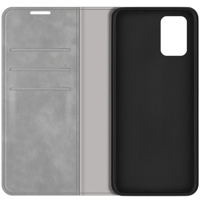 Cazy Wallet Magnetic Hoesje geschikt voor Motorola Moto E22/E22i - Grijs