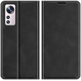 Wallet Magnetic Hoesje geschikt voor Xiaomi 12 Lite - Zwart