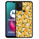 Hardcase hoesje geschikt voor Motorola Moto G10 - Vintage Bloemenprint