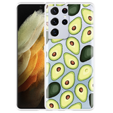 Hoesje geschikt voor Samsung Galaxy S21 Ultra - Avocado's