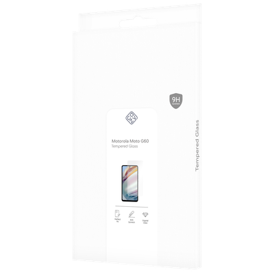 Cazy Tempered Glass Screen Protector geschikt voor Motorola Moto G60 - Transparant