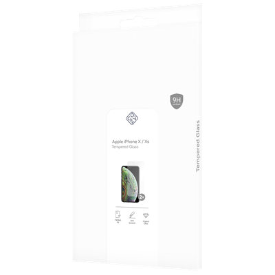 Cazy Tempered Glass Screen Protector geschikt voor iPhone X/Xs - Transparant - 2 stuks